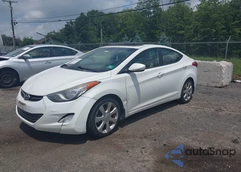 2013 Hyundai Elantra Limited из США, поврежденный, VIN 5NPDH4AE6DH173333